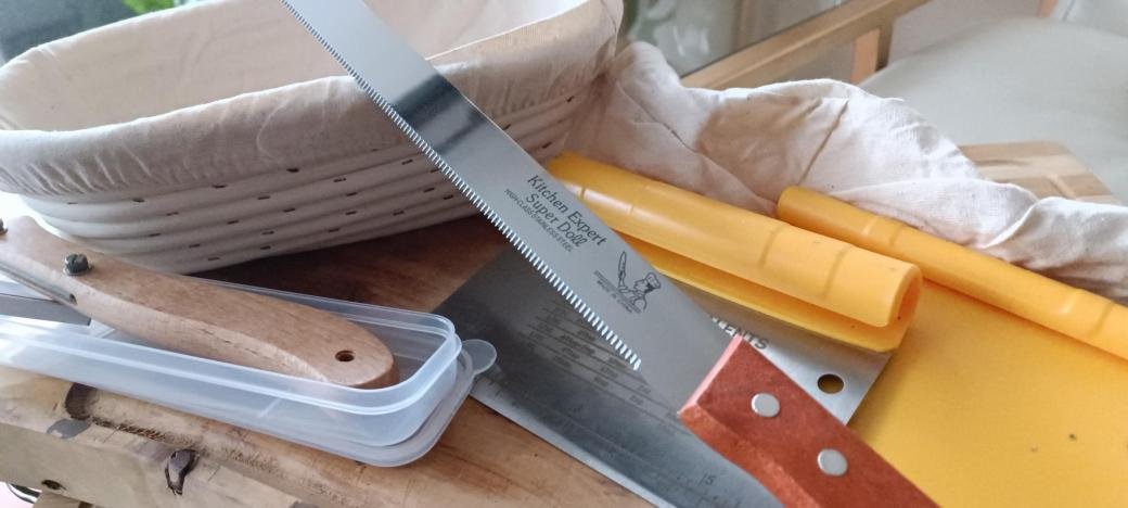 banneton greñador cuchillo pan