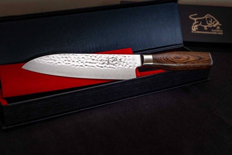 santoku acero damasco