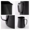 Jarra Texturizar Leche 350ml Color Negro - Imagen 3