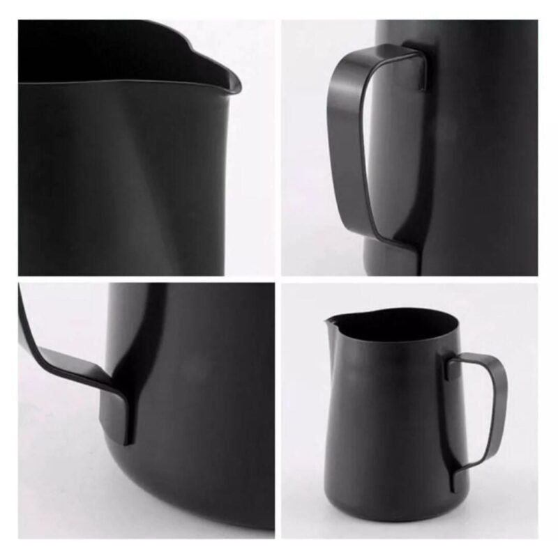 Jarra Texturizar Leche 350ml Color Negro - Imagen 3