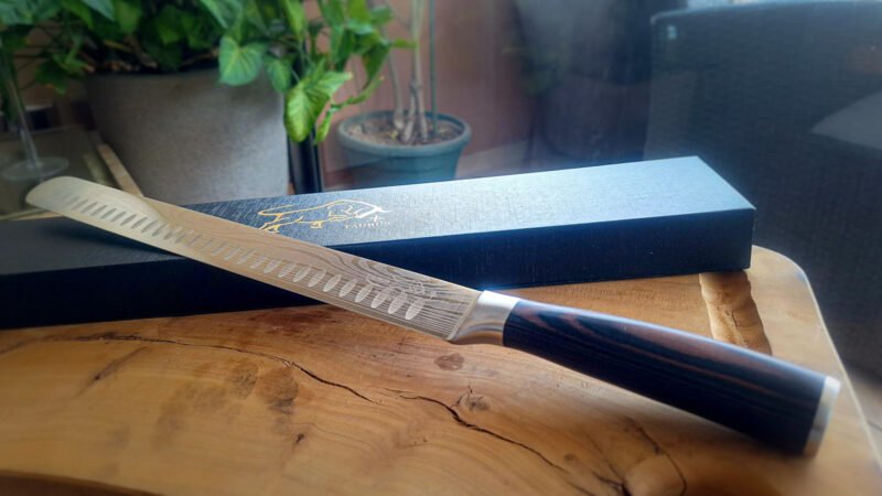Cuchillo Jamon Serrano 43cm. pakka - Imagen 2